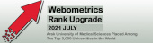 Improvement in the university's position in the webometric ranking of the world